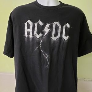 XL T-Shirt "AC/DC" Lightning - Classic Design